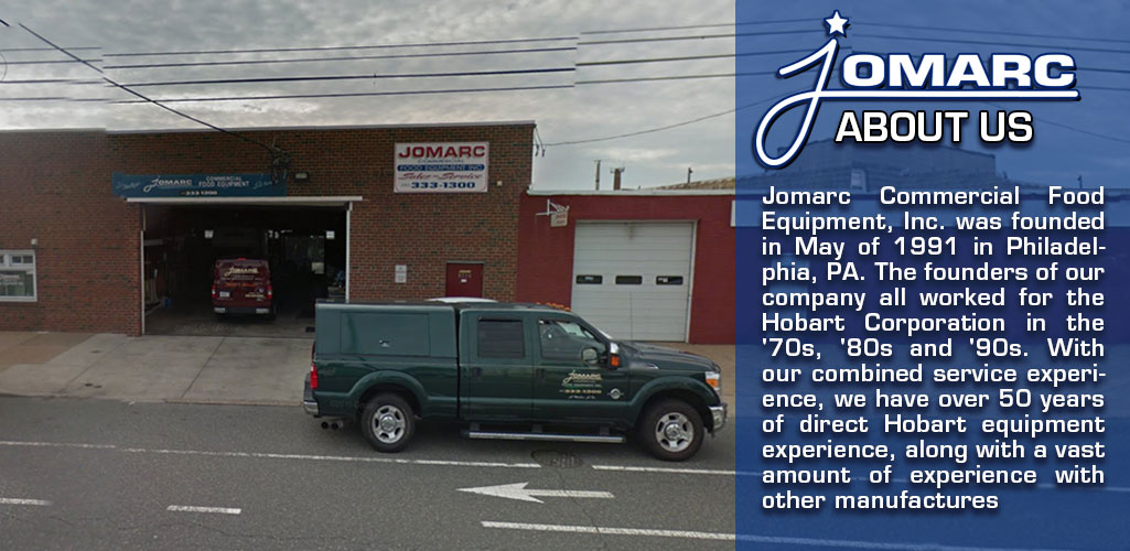 About Us: Jomarc's Hobart Mixer Repair South Jersey. Atlantic County .Atlantic City 08201 08203 08401Hobart Mixer Repair, Excellent Quality Refurbished Used Hobart Mixers in Atlantic City, Atlantic County, 08404 08405 08406