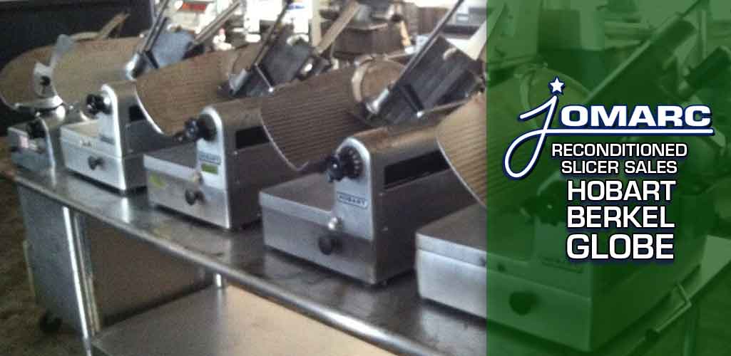 Refurbished Hobart slicers, food cutters, mixers, peelers. We service Cumberland County, South Jersey, Bridgeton 08302, Jomarc Commercial Food equipment Philadelphia repairs all Hobart Restaurant equipment