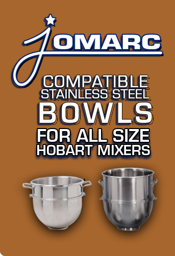 Hobart Compatible Stainless Steel Bowls for All size Hobart Meixers