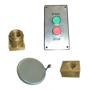 Mixer switch, mixer hand wheel, Brass nuts, shifter plate, thumb screw, mixing bowl clamp, mixer base for Hobart Dishwashers