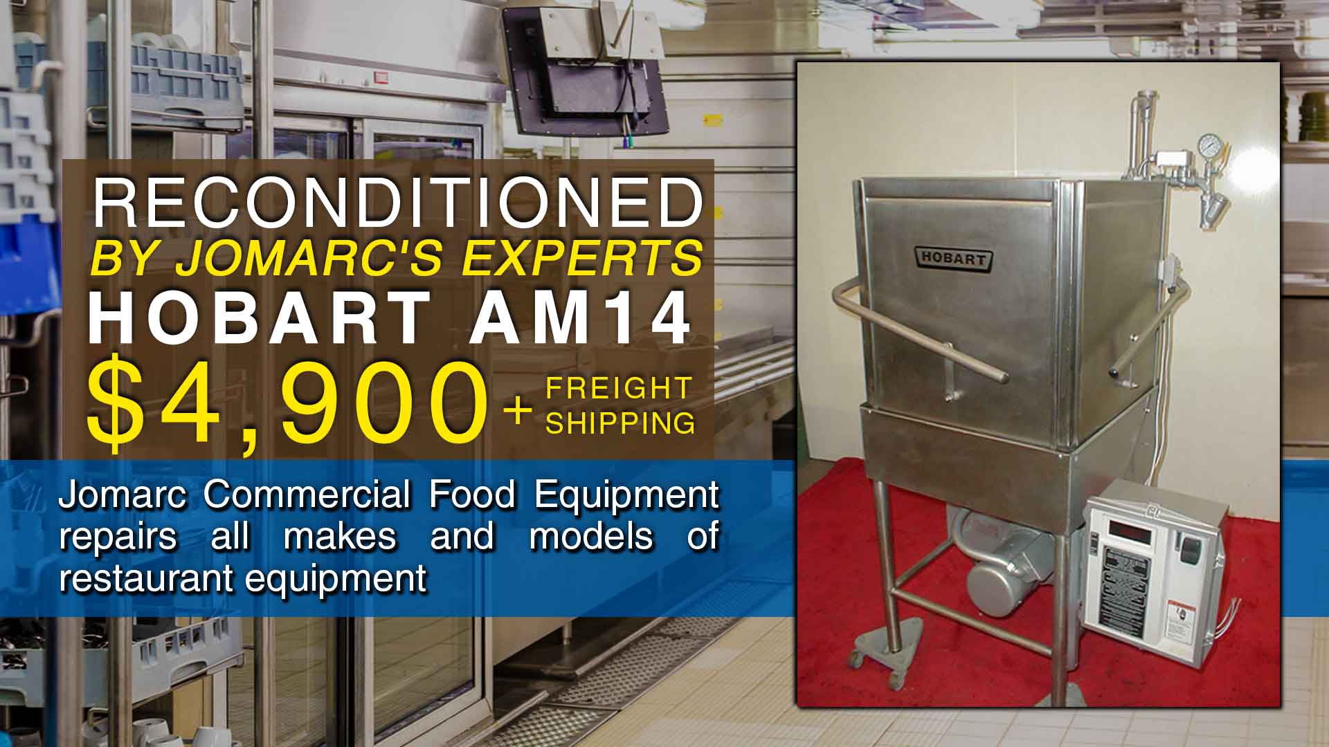 Emergency Dishwasher Repair Service Philadelphia We Service All Brands Types of Commercial Dishwashers: Hobart Noble Warewashing Jackson Bar Maid Campus Products CMA Dishmachines. Single Double Rack Glass Washer Polishing Cutlery Drying Machines Booster Heaters Condensation Hoods Garbage Disposals