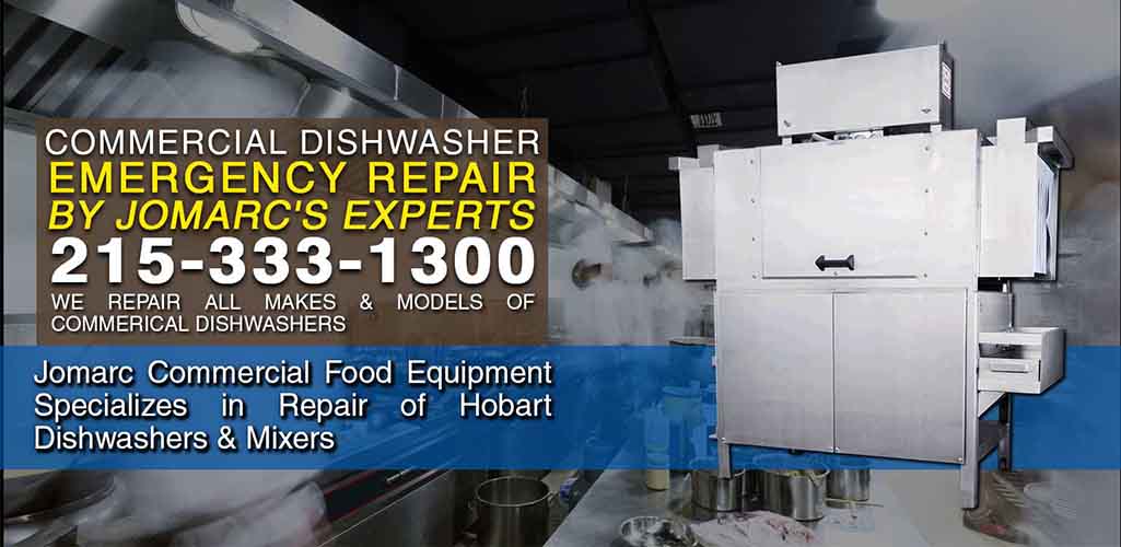 Emergency Dishwasher Repair Service Philadelphia We Service All Brands Types of Commercial Dishwashers: Hobart Noble Warewashing Jackson Bar Maid Campus Products CMA Dishmachines. Single Double Rack Glass Washer Polishing Cutlery Drying Machines Booster Heaters Condensation Hoods Garbage Disposals