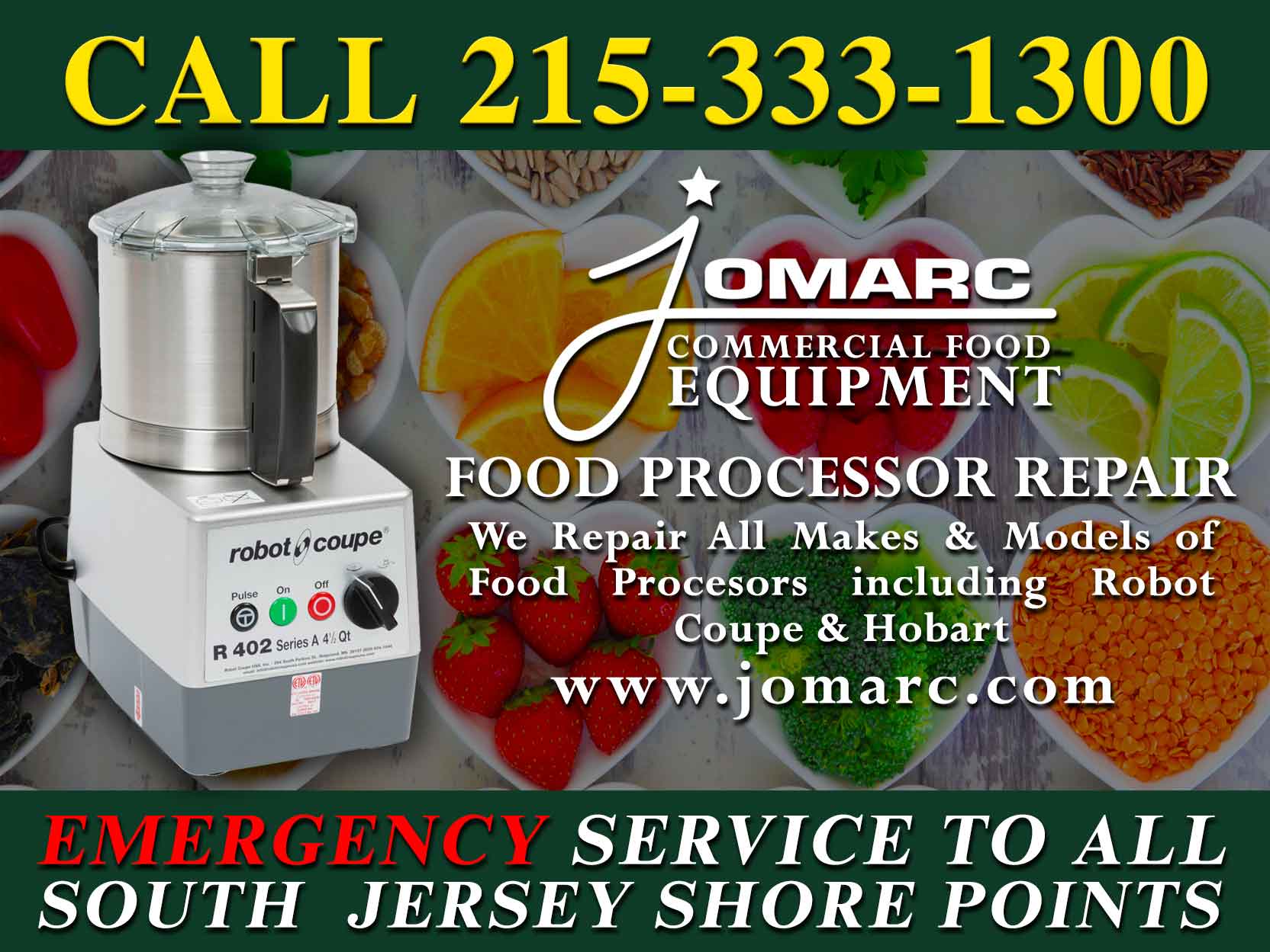 Commercial Food Equipment Repair New Jersey Atlantic County Cape May Hobart Dough Mixer Repair Pizza Oven Dishwashers Ovens Fryers Slicers Steamers