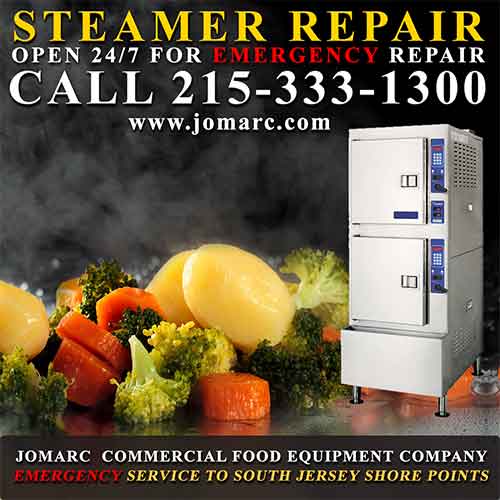 Commercial Steamer Repair Bucks County Philadelphia Delaware Montgomery Steam Kettles Portion Steamers Fast Steamers Microwave Steamers Steam Generators