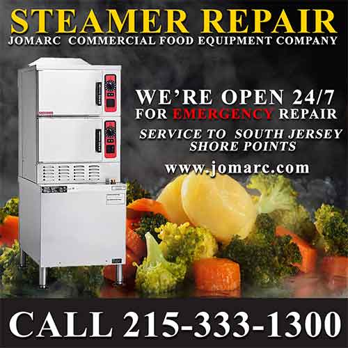 Commercial Food 
Equipment Repair Blog #12: Steamer Repair Philadelphia Bucks County Delaware Montgomery